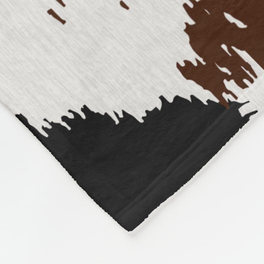 dierenhuid fleece deken (Hoek)