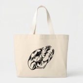 Dierenhuid Grote Tote Bag (Voorkant)