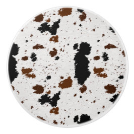 dierenhuid keramische knop