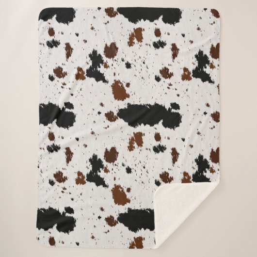 dierenhuid sherpa deken (Voorkant)
