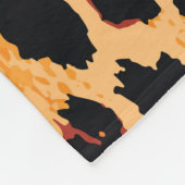 Dierenhuidpatroon naadloos. fleece deken (Hoek)