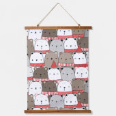 Dierenillustratie Hangend Wandkleed (Voorkant)