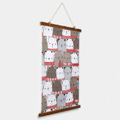 Dierenillustratie Hangend Wandkleed (Gebogen)