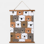 Dierenillustratie Hangend Wandkleed (Voorkant)