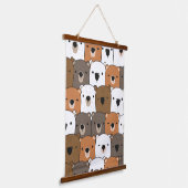Dierenillustratie Hangend Wandkleed (Gebogen)