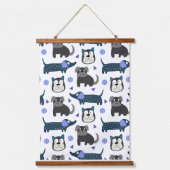 Dierenillustratie Hangend Wandkleed (Voorkant)