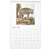 dierenillustraties 2026 kalender (Mar 2026)