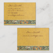  Dierenjacht Hond en Konijnen Houtkorrel Visitekaartje (Voorkant / Achterkant)