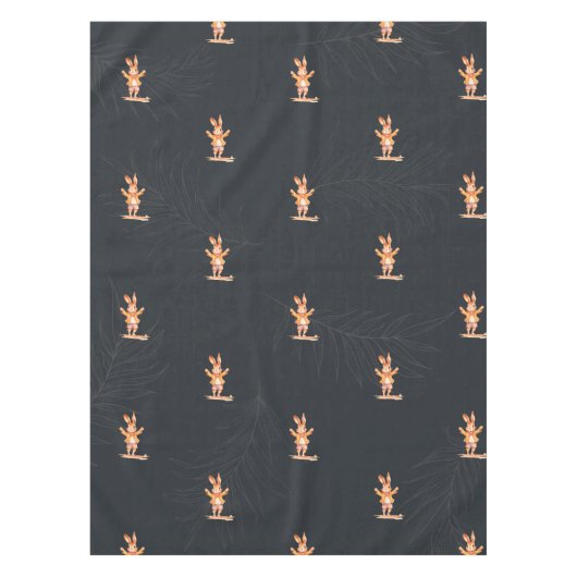 Dierenkaarten eerste verjaardag tafelkleed (Voorkant)