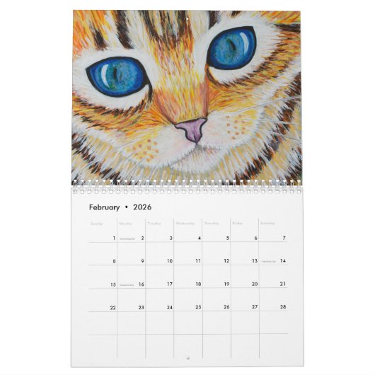 Dierenkalender Kalender (Feb 2026)