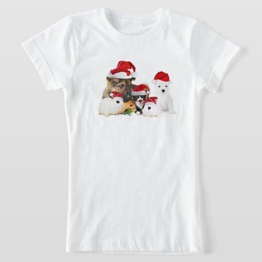 Dierenkerstmis T-shirt