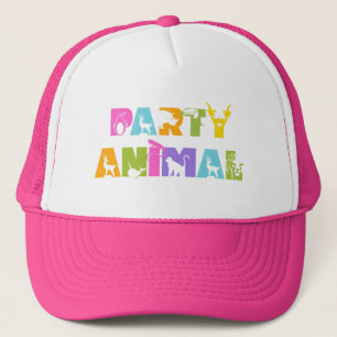 Dierenkleurige roze truitje trucker pet