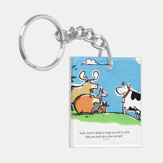 Dierenklik Sleutelhanger (Voorkant Links)