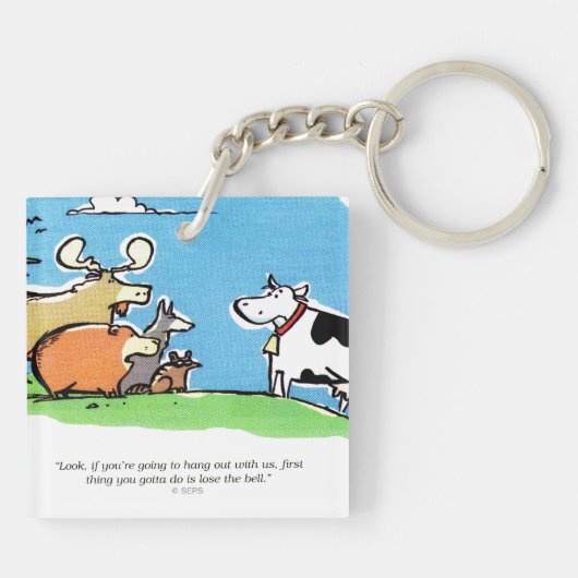 Dierenklik Sleutelhanger (Achterkant)