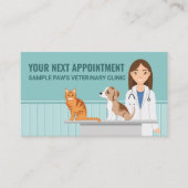 Dierenkliniek Dierenarts Dierenarts Custom Afsprakenkaartje (Voorkant)