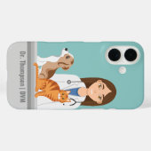 Dierenkliniek Dierenarts Vrouw Custom Name Case-Mate iPhone Case (Achterkant (horizontaal))