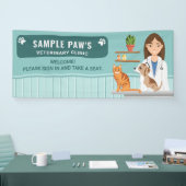 Dierenkliniek Dierenartsenpraktijk Dierenziekenhui Spandoek (Beurs)