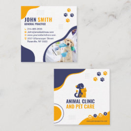 Dierenkliniek, Dierenzorg, Dierenarts Vierkante Visitekaartje
