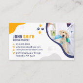 Dierenkliniek, Dierenzorg, Dierenarts Visitekaartje (Voorkant)