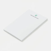 Dierenkliniek Post‑it® Notities | Aangepast Logo Post-it® Notes (Schuin)