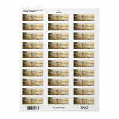 Dierenkliniek Retouradreslabels Etiket (Full Sheet)