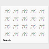 Dierenkliniek Symbool Ronde Sticker (Vel)
