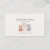 dierenkliniek visitekaartje (Voorkant)