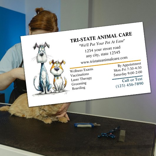 Dierenkliniek Visitekaartje