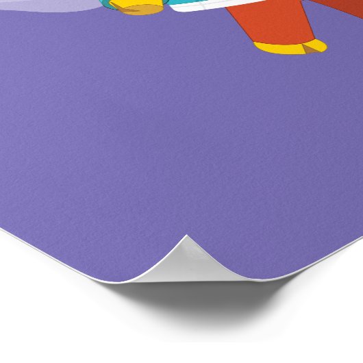 Dierenkruising Joyful Fauna Poster (Hoek)