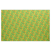 Dierenleeuw gepersonaliseerde naam kinder stof (Fat Quarter)