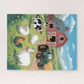 Dierenleven op de boerderij puzzel (Horizontaal)