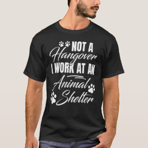 Dierenliefhebber Asiel Werk Kat Vrijwilliger Diere T-shirt