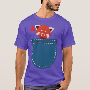 Dierenliefhebber Dierentuin Dier Cadeau Zak Rode P T-shirt