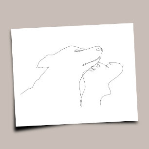 dierenliefhebber Eén regel Art Poster