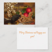  dierenliefhebber gerbil kerstkaart notitiekaartje (Voorkant / Achterkant)