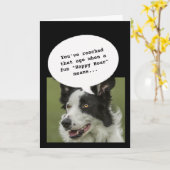 Dierenliefhebber Happy Hour Getting Old Funny Verj Kaart (Gele Bloem)