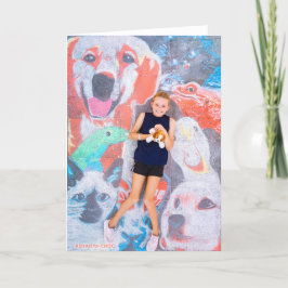 Dierenliefhebber - Kindertekeningen voor CHOK Bedankkaart