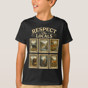 Dierenliefhebber stempels dieren in het wild dier  t-shirt