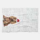 Dierenliefhebber Vakantie Cocker Spaniel Hond Kers Theedoek (Horizontaal)