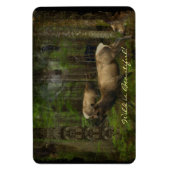 Dierenliefhebber Wildlife-Supporter Wild Art Magne Magneet (Verticaal)
