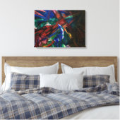 Dierenlot 1913 Franz Marc Olieverfschilderij Print (Insitu (Slaapkamer))