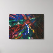 Dierenlot 1913 Franz Marc Olieverfschilderij Print (Voorkant)