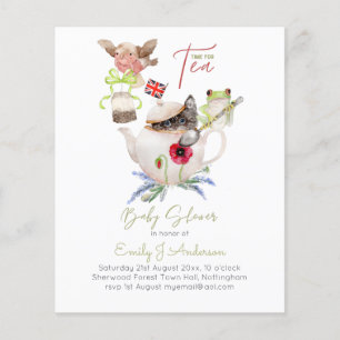 Dierenmagie Thee Party Baby Shower Budget