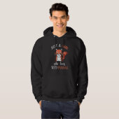 Dierenmeisjes Vrouwen Chinees Wildlife Red Panda Hoodie (Voorkant volledig)