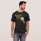Dierenmishandeling uitroeien t-shirt (Voorkant volledig)