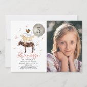 Dierenmuzikanten Sprookjesfoto Kind jarig Kaart (Voorkant)