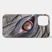 Dierenolifantenoog dicht bij Case-Mate iPhone case (Achterkant (horizontaal))