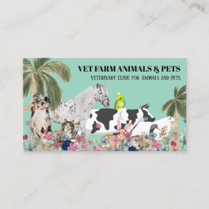 Dierenontmoetings evenementen visitekaartje