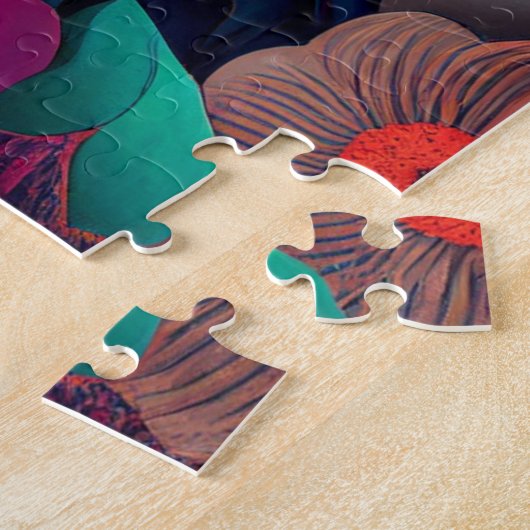 Dierenontwerp puzzle legpuzzel (Zijkant)