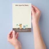 Dierenoppas Bedrijf Flyer (Hand)